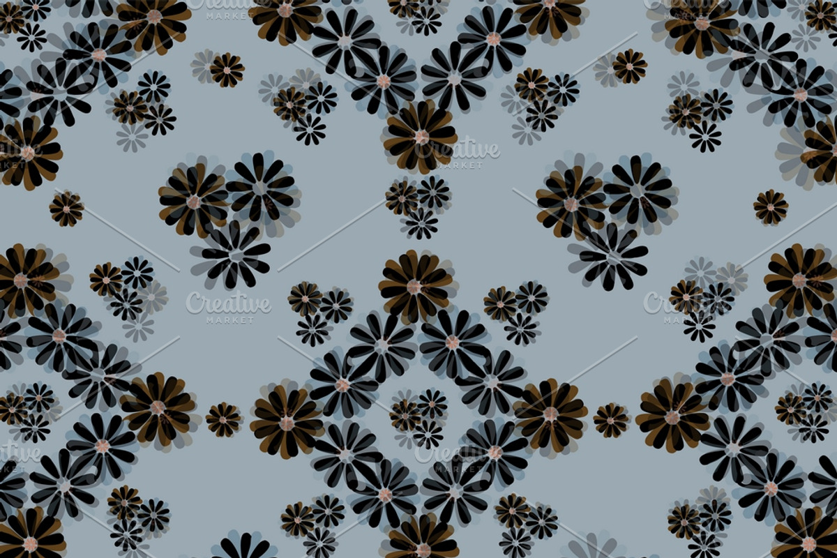 Floral 12 Textile Patterns Bundle, a Pattern Graphic by Aban's World (Photo 13 of 13)