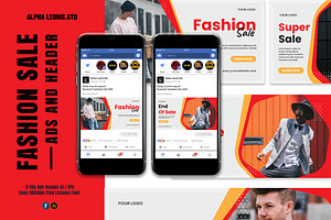Facebook Fashion Ads Header, a Social Media Template by Alphaleonis_std