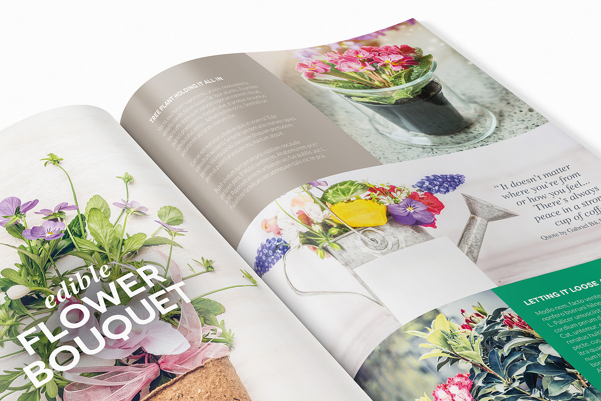 Magazine Template InDesign 16, a Magazine Template by Love Graphic Design (Photo 8 of 20)