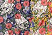 Dark garden. Seamless pattern, a Pattern Graphic by Elona Laff (Thumbnail 4 of 7)
