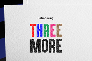 THREEMORE, a Symbol Font by da_only_aan