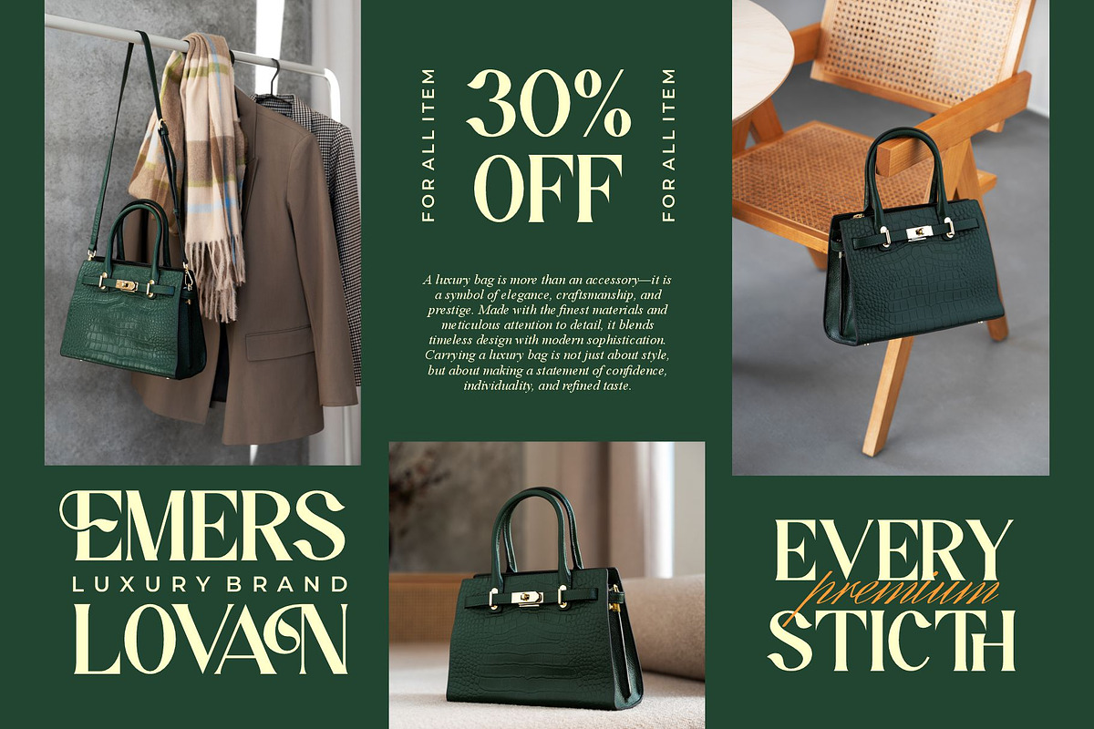Resien || Modern Classy Serif Font, a Serif Font by Ermedia Studio (Photo 6 of 10)
