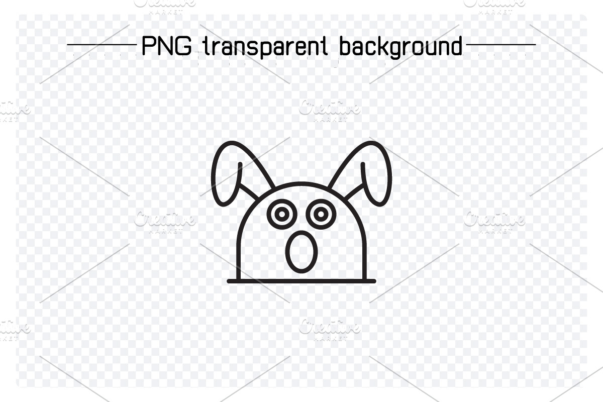 Stun and Angry Rabbit Emoticons, a Solid Icon by Designfour (Photo 6 of 7)
