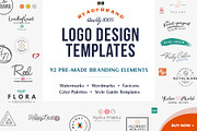 Logo Design Templates & Branding Kit, a Branding & Logo Template by Happy Monday Creative (Thumbnail 1 of 6)