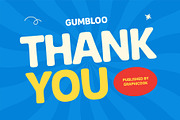 Gumbloo, a Sans Serif Font by graphicook (Thumbnail 10 of 10)