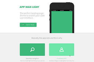 App Mad Light Product PSD