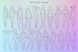 Procreate Bundle Body Poses