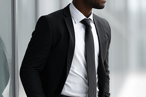 Confident young black businessman, a Business Photo by MistyDay