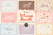 9 in 1 Whimsy Bundle - cute line art, an Object Graphic by Cute Atelier (Thumbnail 1 of 10)