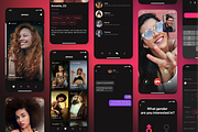 Amour - Dating App UI Kit, an UI Kit Template by yoframe (Thumbnail 2 of 6)