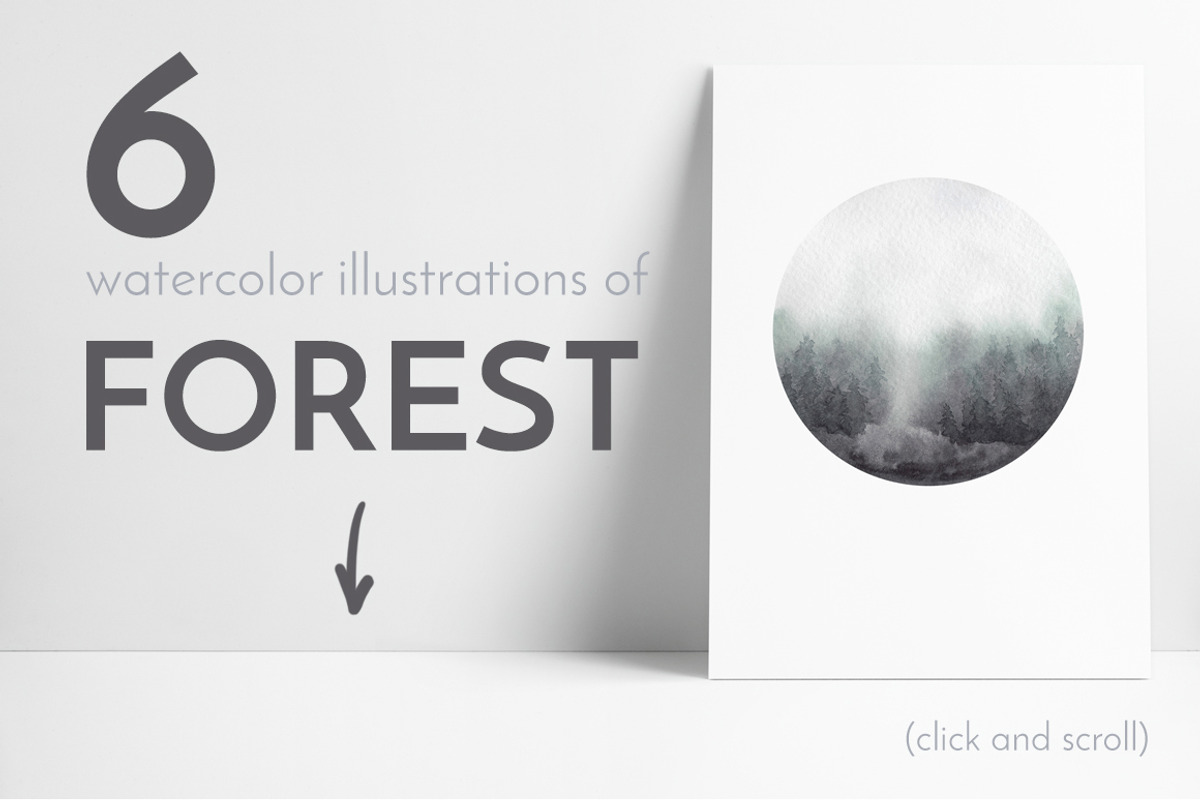 OUTDOOR: watercolor collection, an Illustration by Lana Elanor (Photo 2 of 5)