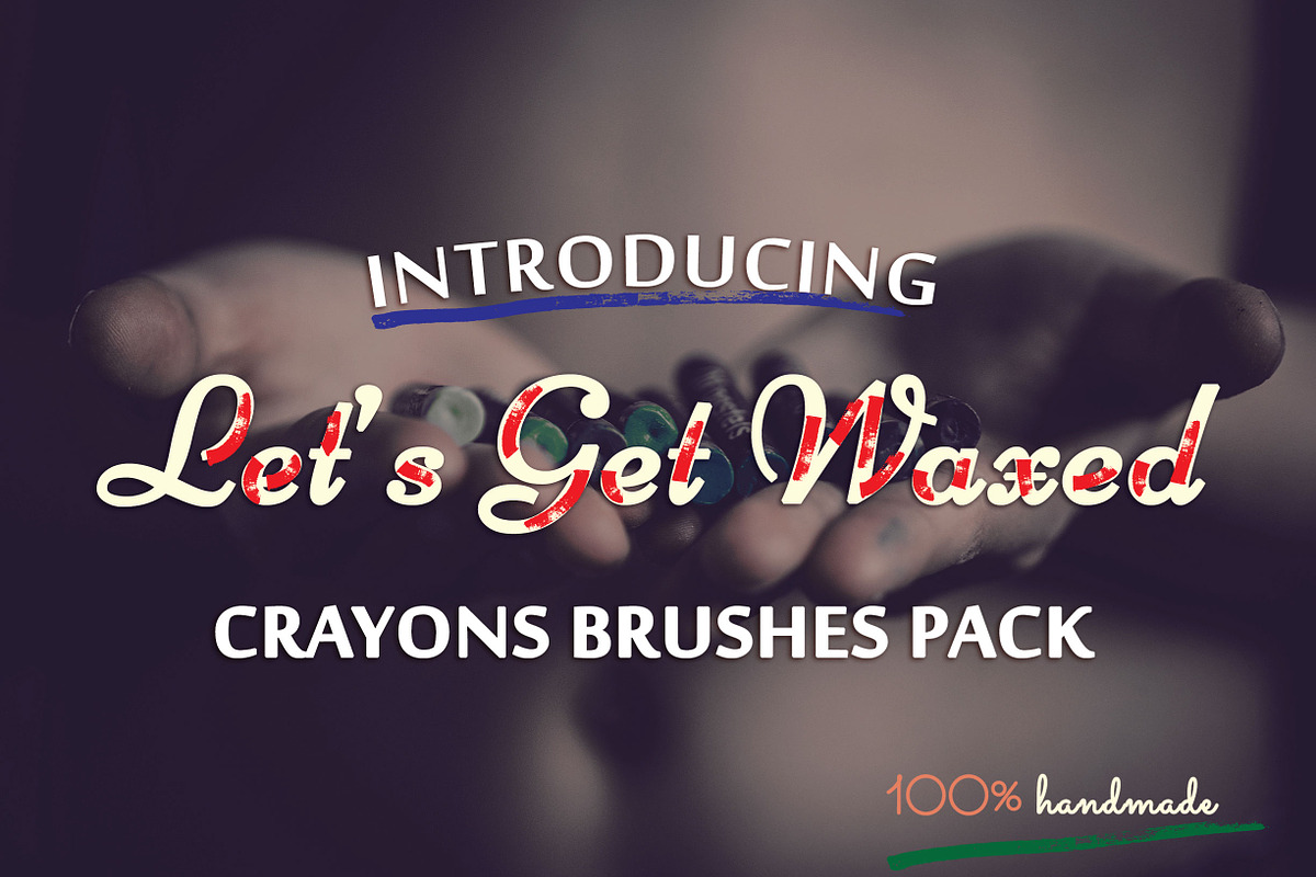 Wax Crayons Illustrator Brushes