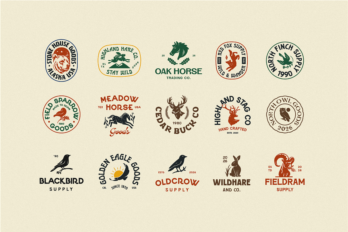 Heritage Goods Logo Collection, a Branding & Logo Template by Skilline Supply Co. (Photo 2 of 9)