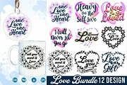 Valentines Day SVG Bundle 500 Design, an Object Graphic by D2PUTRI (Thumbnail 16 of 31)