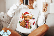Christmas Cow Nose Boop PNG, a Seasonal Illustration by Daily.Designs (Thumbnail 4 of 5)