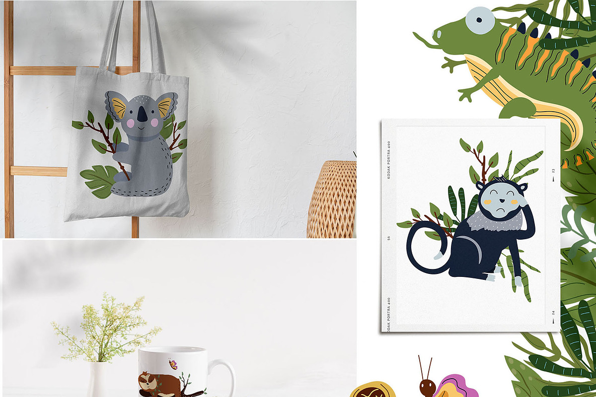Jungle Animals collection, an Animal Illustration by Usis (Photo 8 of 20)