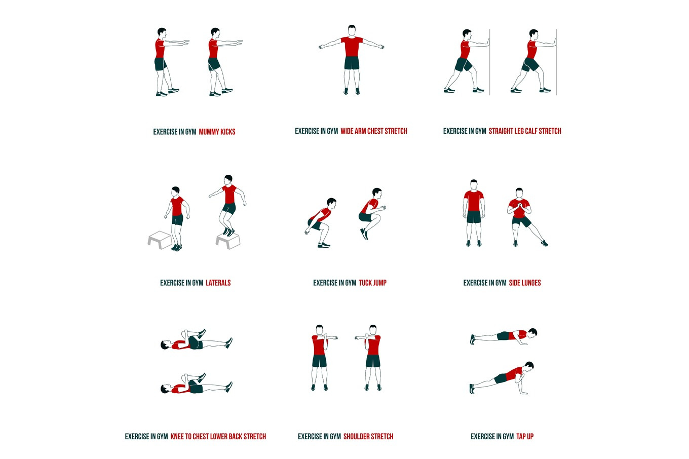 Aerobic And Workout Icons by Handy Trendy  Creative Market