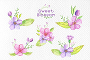 Sweet Floral Element DIY Pack, a Decorative Illustration by Ora (Thumbnail 3 of 4)