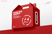 Box with Handle Mockup Set-1, a Packaging Mockup by Grid&Glow (Thumbnail 5 of 6)