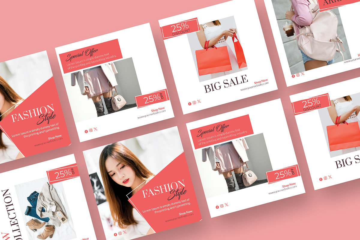 Fashion Style - Instagram Post, a Templates & Theme by UnicodeID (Photo 2 of 4)