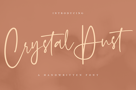 Crystal Dust - Handwritten Font