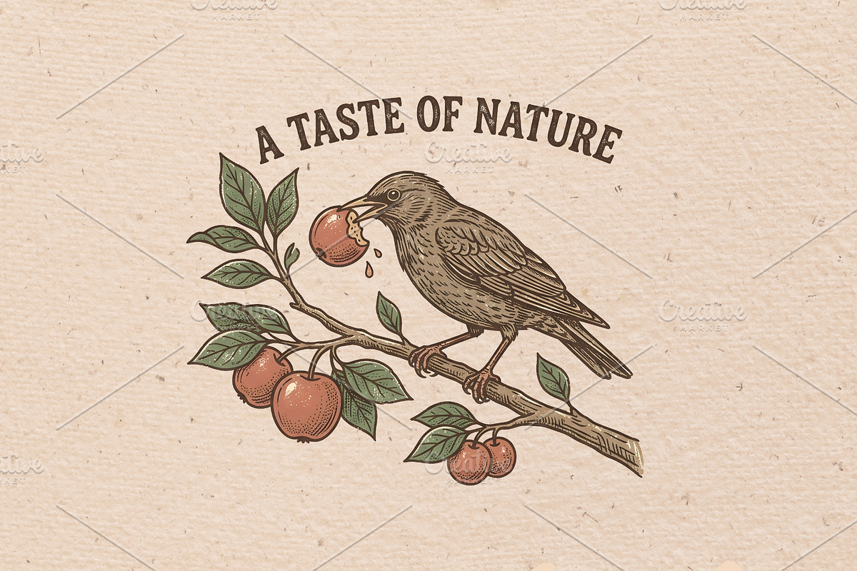A taste of nature illustration, an Animal Illustration by Vectorlina (Photo 1 of 4)