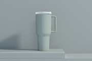 Rambler Travel Mug Cup Mockup, a Cups & Container Mockup by shahsoft (Thumbnail 2 of 2)