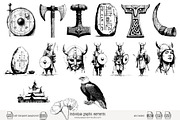 100 line art Viking clip art, a Person Illustration by Poppy Lane Studio (Thumbnail 9 of 12)