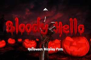 Bloody Hello Halloween Font