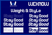 Stay Good font, a Sans Serif Font by weknow (Thumbnail 7 of 8)
