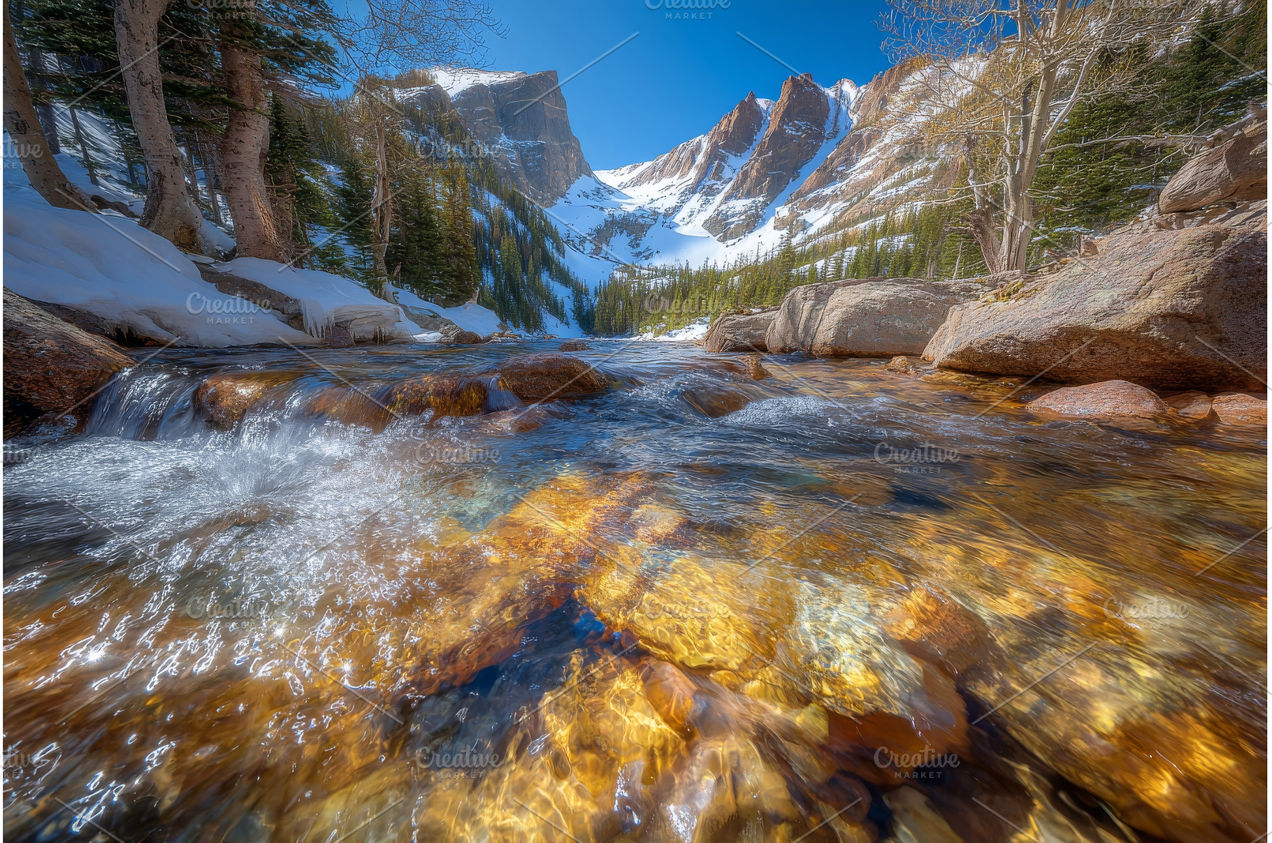 Dream Lake in Rocky Mountain, a Nature Photo by ZinetroN