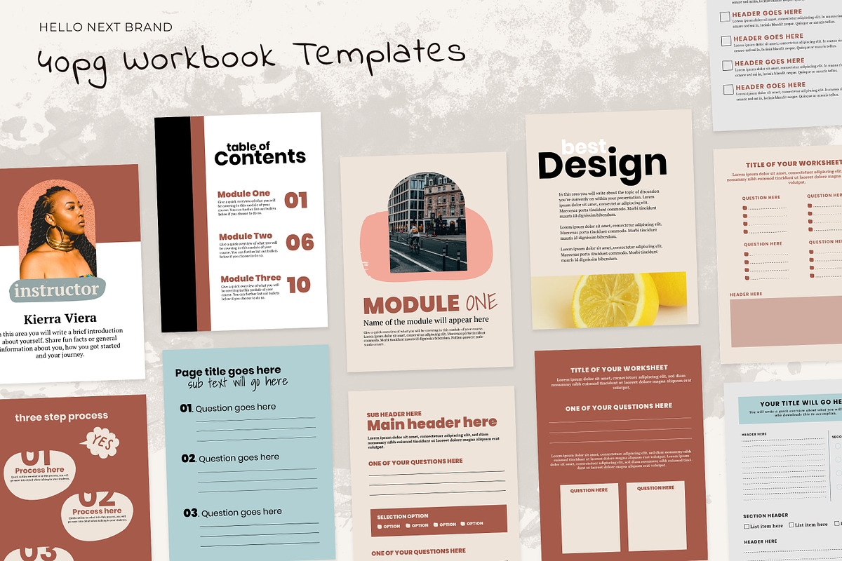 Design Your Profitable Course, a Presentation Template by hello next brand (Photo 4 of 8)