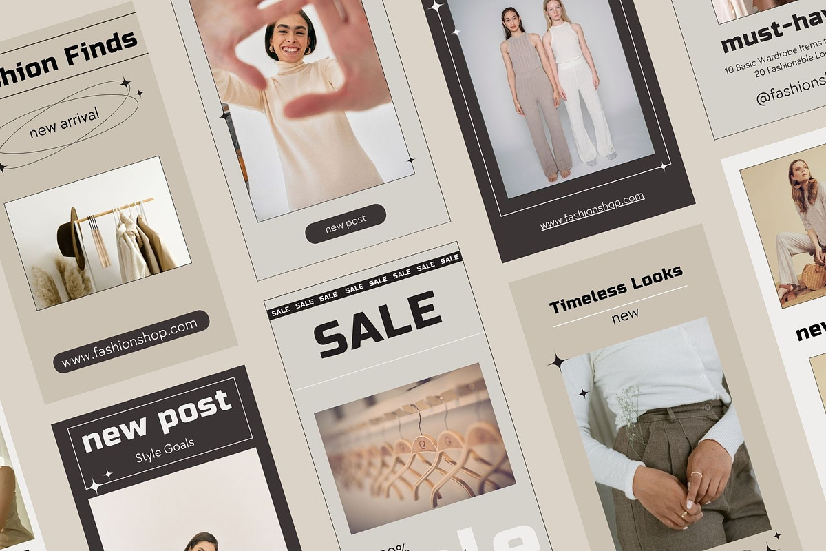 Fashion - Social media pack | Canva, a Social Media Template by Tati_Kli (Photo 5 of 9)