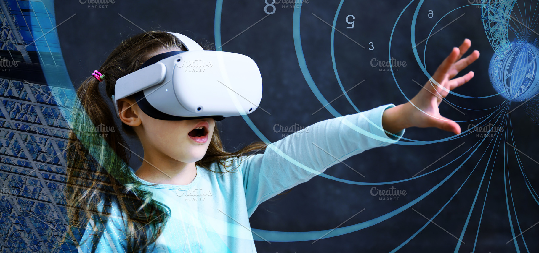 Kid using virtual reality headset, a Person Photo by Lopatin Photo