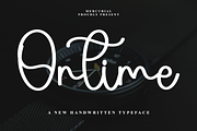 Ontime, a Font by InermediaSTUDIO (Thumbnail 1 of 7)