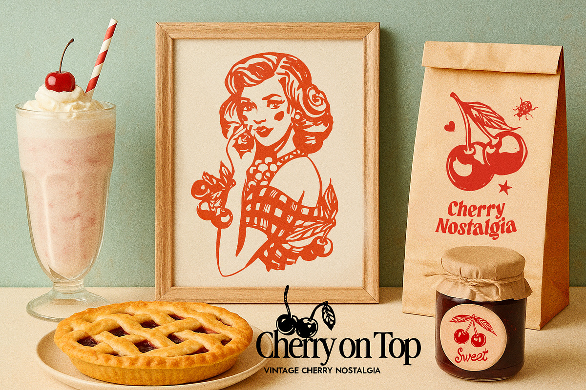 Cherry On Top, a Food Illustration by Anna Babich (Photo 6 of 6)