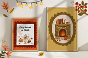 Cozy Autumn at Home - Vector Clipart, a Decorative Illustration by Jenny Quince (Thumbnail 13 of 14)