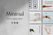 Minimal Social Media Pack, a Social Media Template by Eternel Design Studio (Thumbnail 1 of 5)