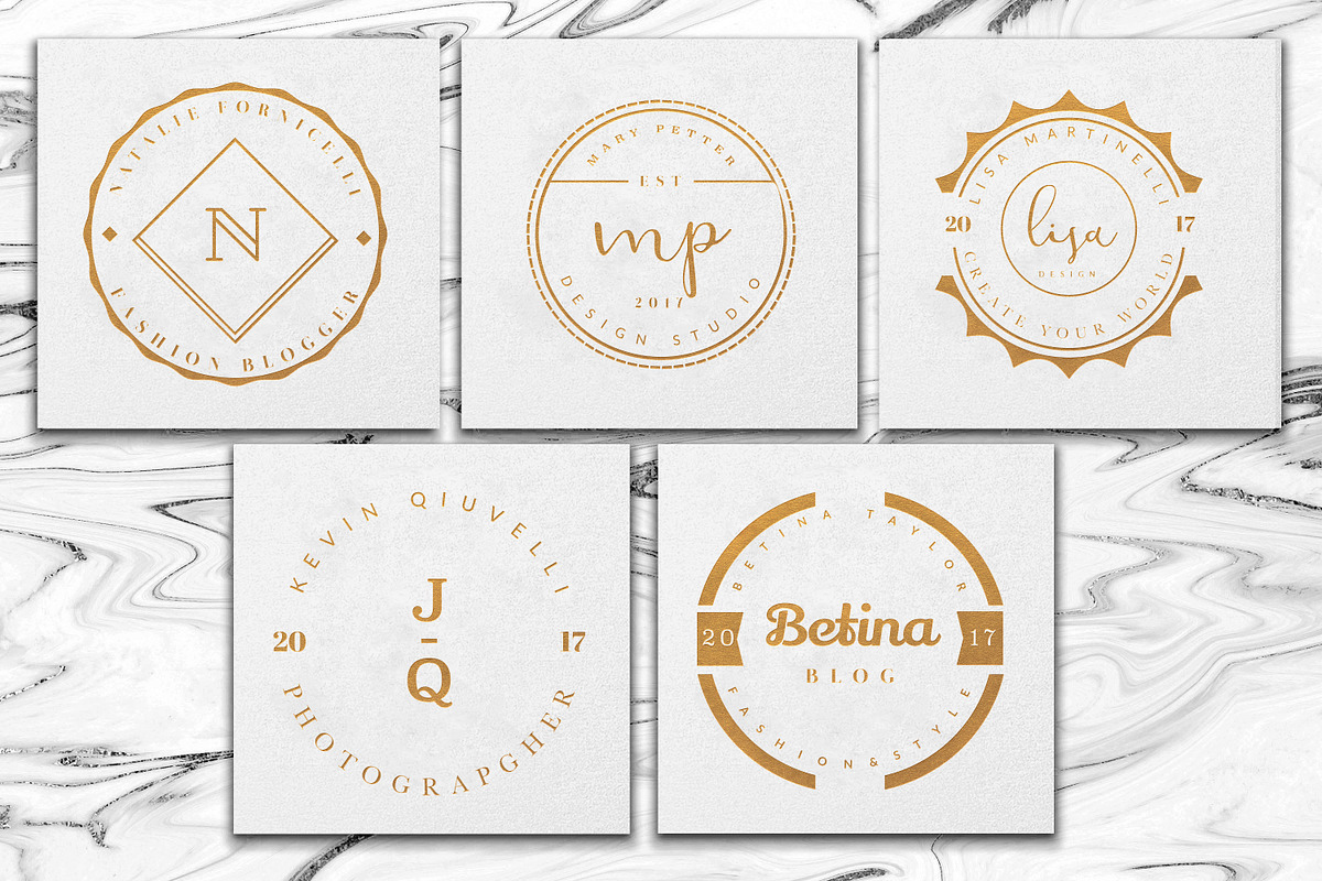 PREMIUM 120 Stamp Logo Bundle, a Branding & Logo Template by IsikChic (Photo 21 of 30)