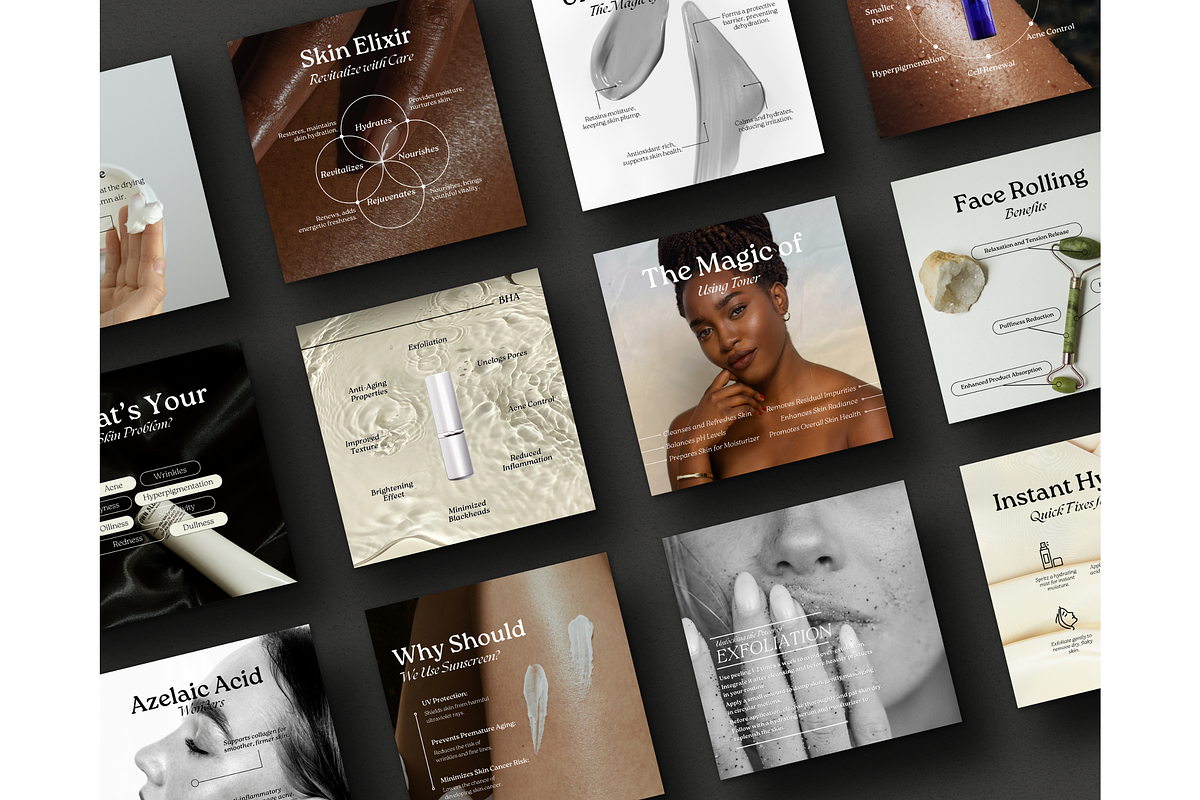 Skincare Instagram Template - Canva, a Social Media Template by TheTemplateTopia (Photo 8 of 10)