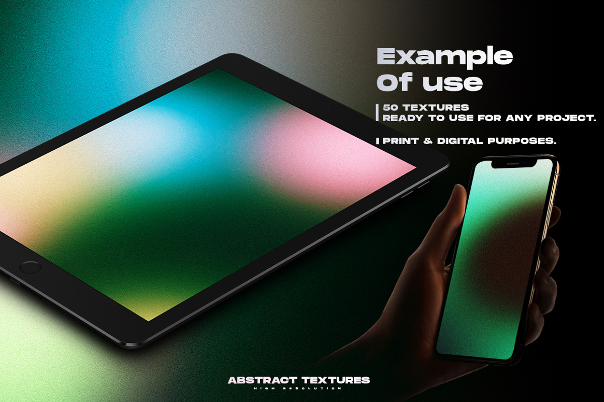 50 Grainy gradients Textures Vol.1, a Texture Graphic by Cursedesign (Photo 6 of 6)