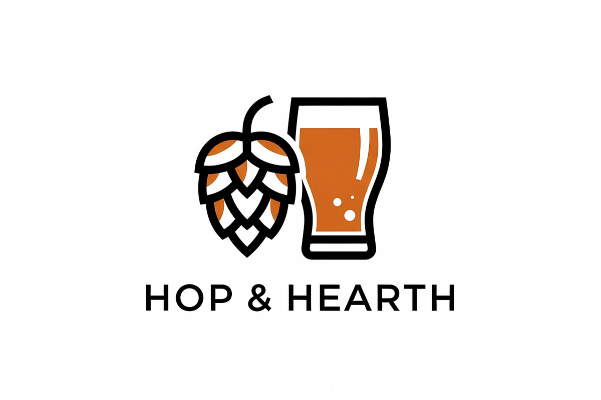 Hop Hearth Craft, a Branding & Logo Template by Logocreative (Photo 2 of 2)