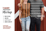 Couple T-Shirt Smart Object Mockup, a Shirt Mockup by HaywireMedia & Mockups (Thumbnail 3 of 3)