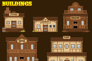 Wild West - Platformer Tileset