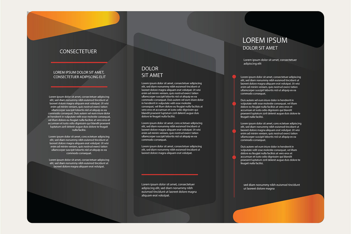 Trifold Brochure Template, a Brochure Template by YUDesignStore (Photo 3 of 5)