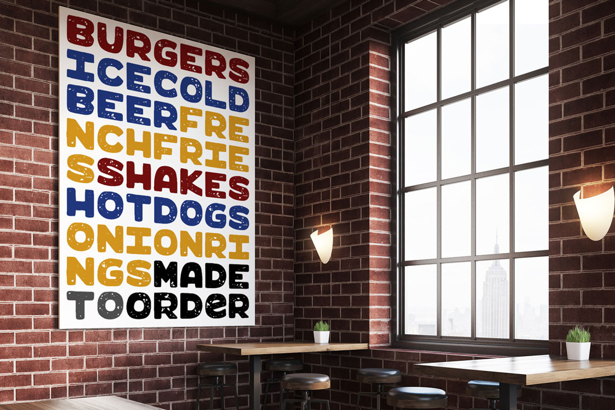 Benji: a bold, fun monospace font! preview 3