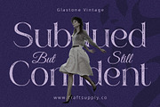 Glastone Vintage, a Serif Font by Craft Supply Co. (Thumbnail 5 of 8)