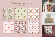 Summer flowers and leaves collection, a Pattern Graphic by Peviotadesign (Thumbnail 3 of 8)