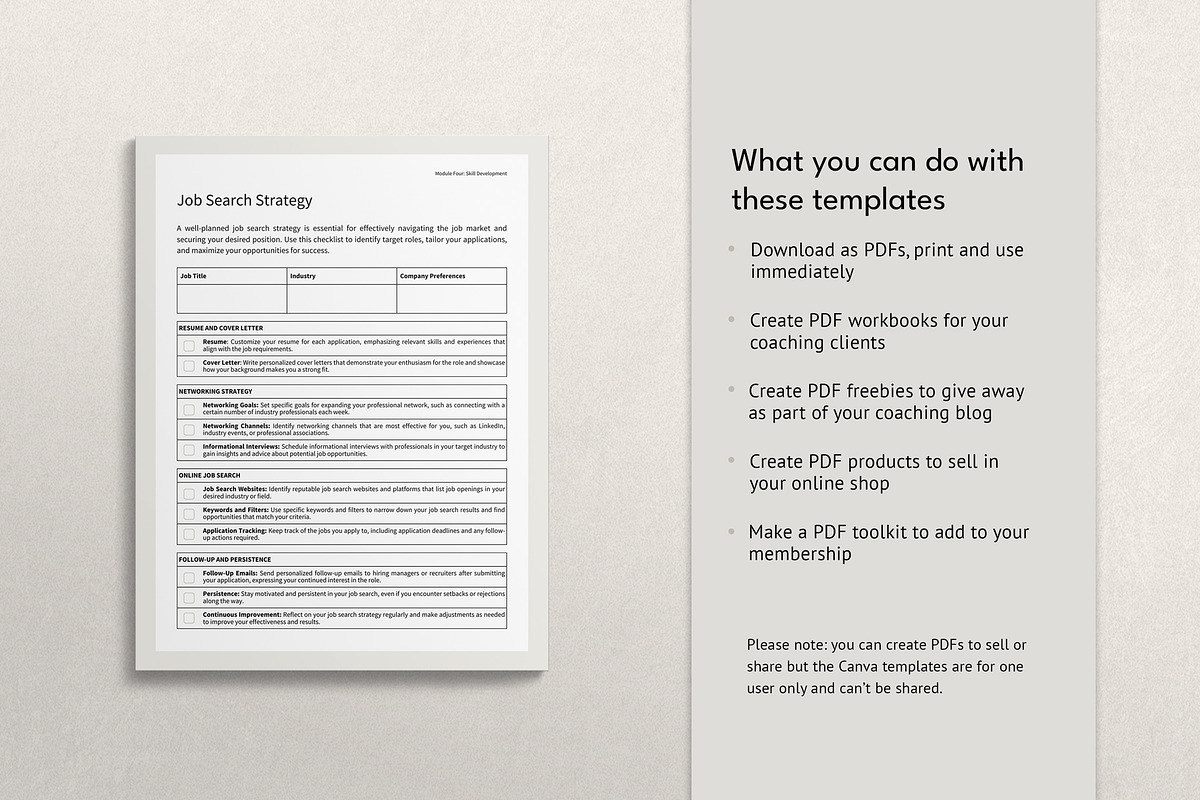 Career Coaching Canva Templates, a Templates & Theme by Miri Campbell (Photo 4 of 10)