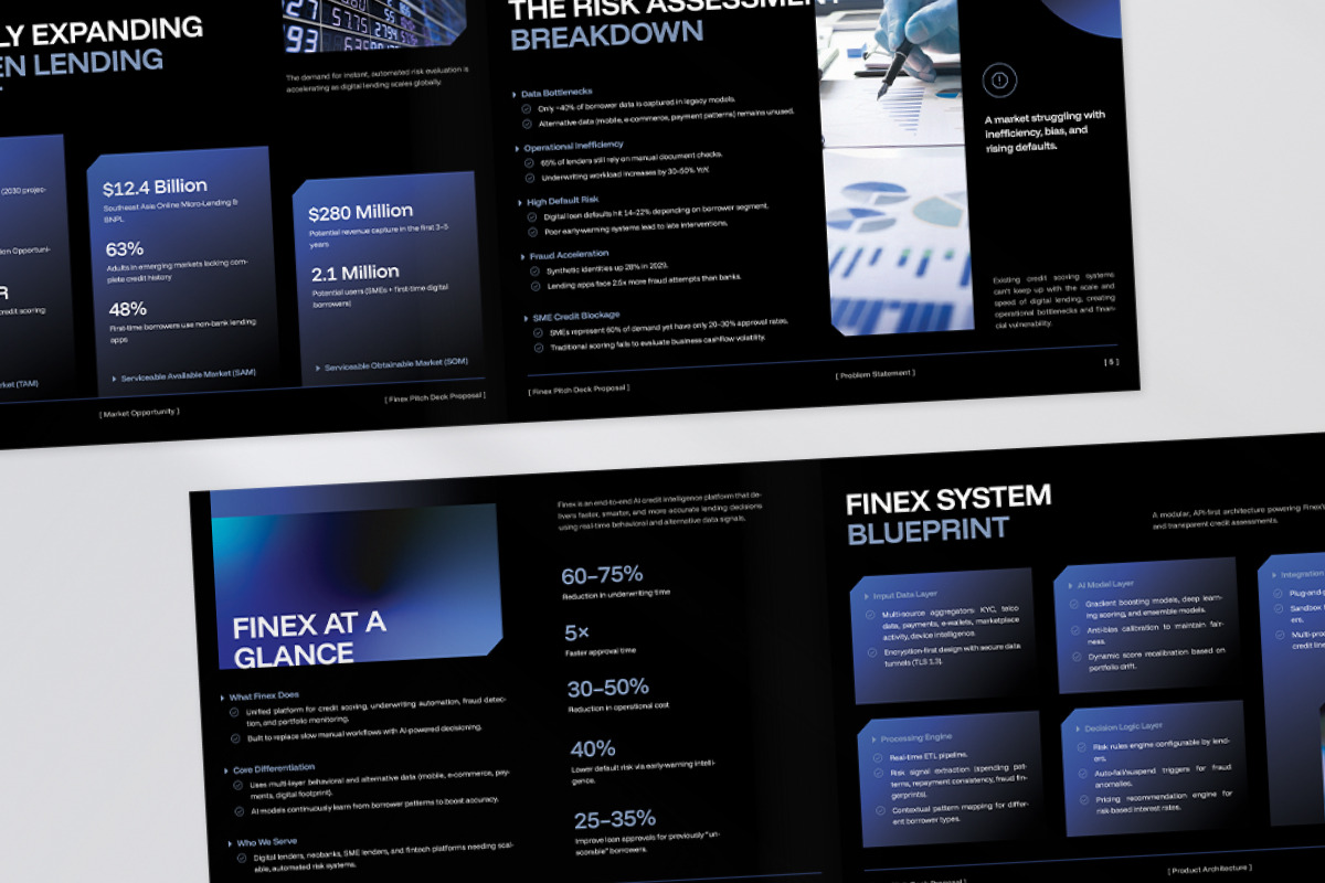 Lending Intelligence Fintech Pitch, a Brochure Template by productype1 (Photo 3 of 7)